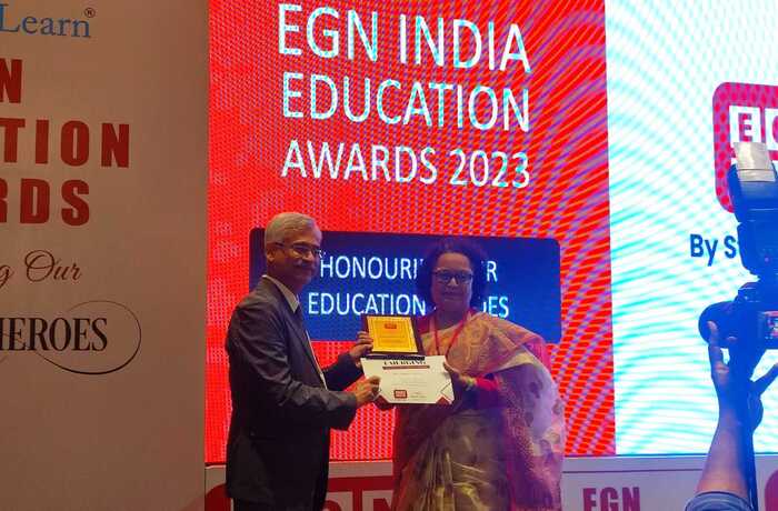 Best Technology Adoption School of the Year Trophy & Emerging Education Hero Award 2