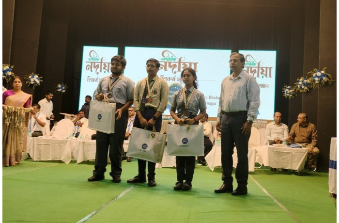 Felicitation of the district toppers (AISSE, 2024) 2