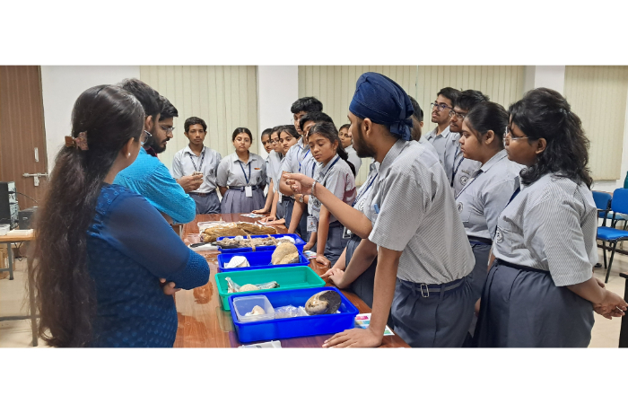 Visit to IISER Paleontology Lab 1 